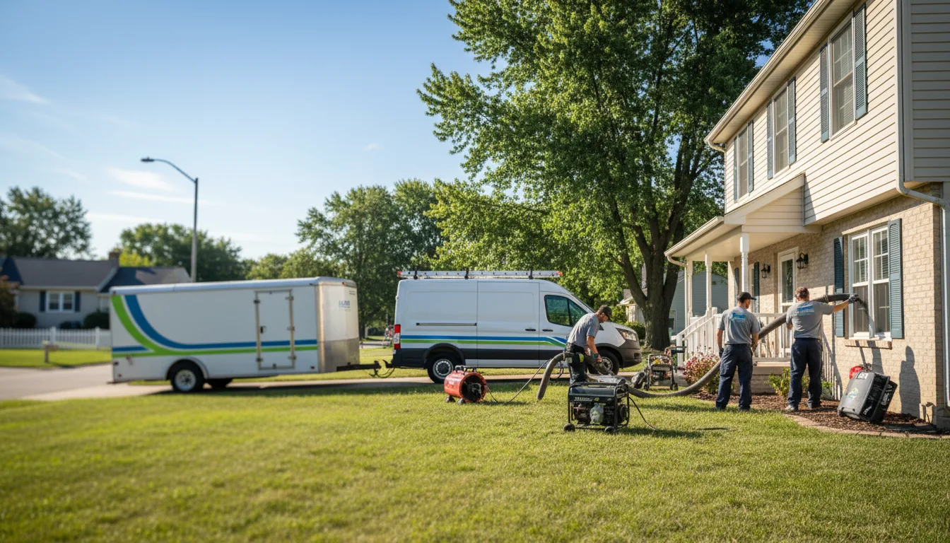 Flooded Basement Restoration And Cleanup With Repair in Oak Park, IL near me